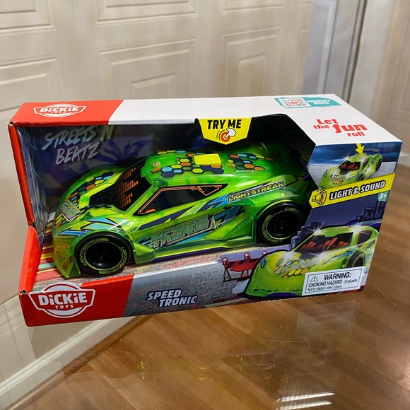 Dickie Toys - Racing Car with Lights and Sounds (Size 20 x 7 cm approximately) - Picture 6 of 8